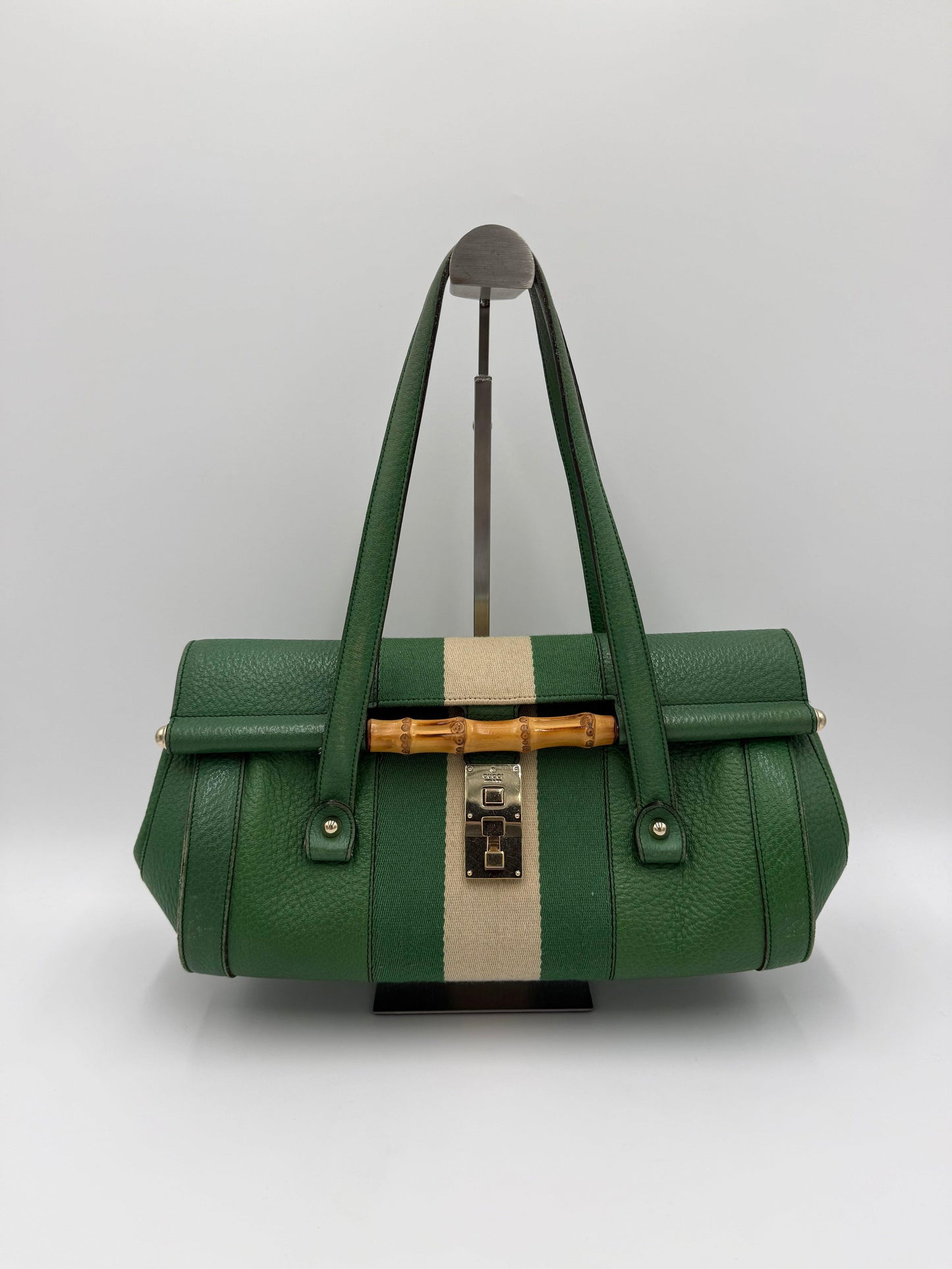Gucci Borsa a Spalla Bamboo Bullet by Tom Ford Verde - Pally Vintage Closet