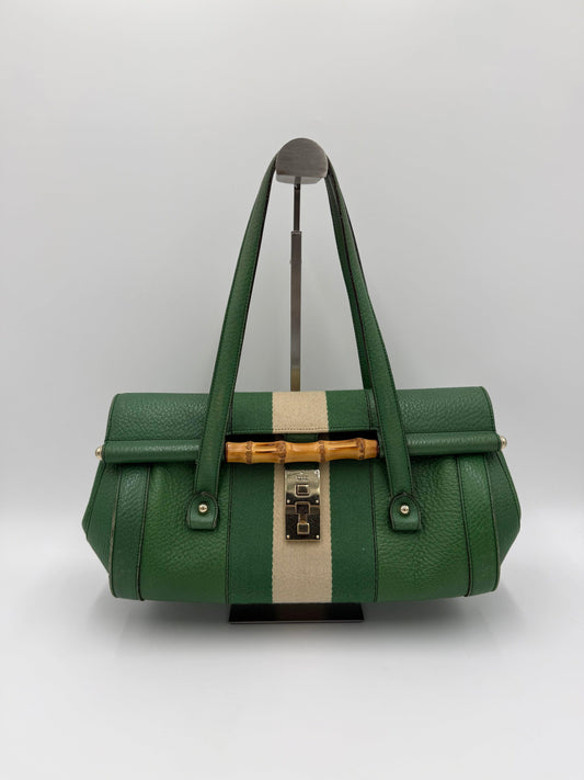 Gucci Borsa a Spalla Bamboo Bullet by Tom Ford Verde - Pally Vintage Closet