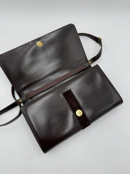 Gucci-Borsa-a-Spalla-Vintage-in-Camoscio-e-Pelle-Marrone-69515614748996 - Pally Vintage Closet