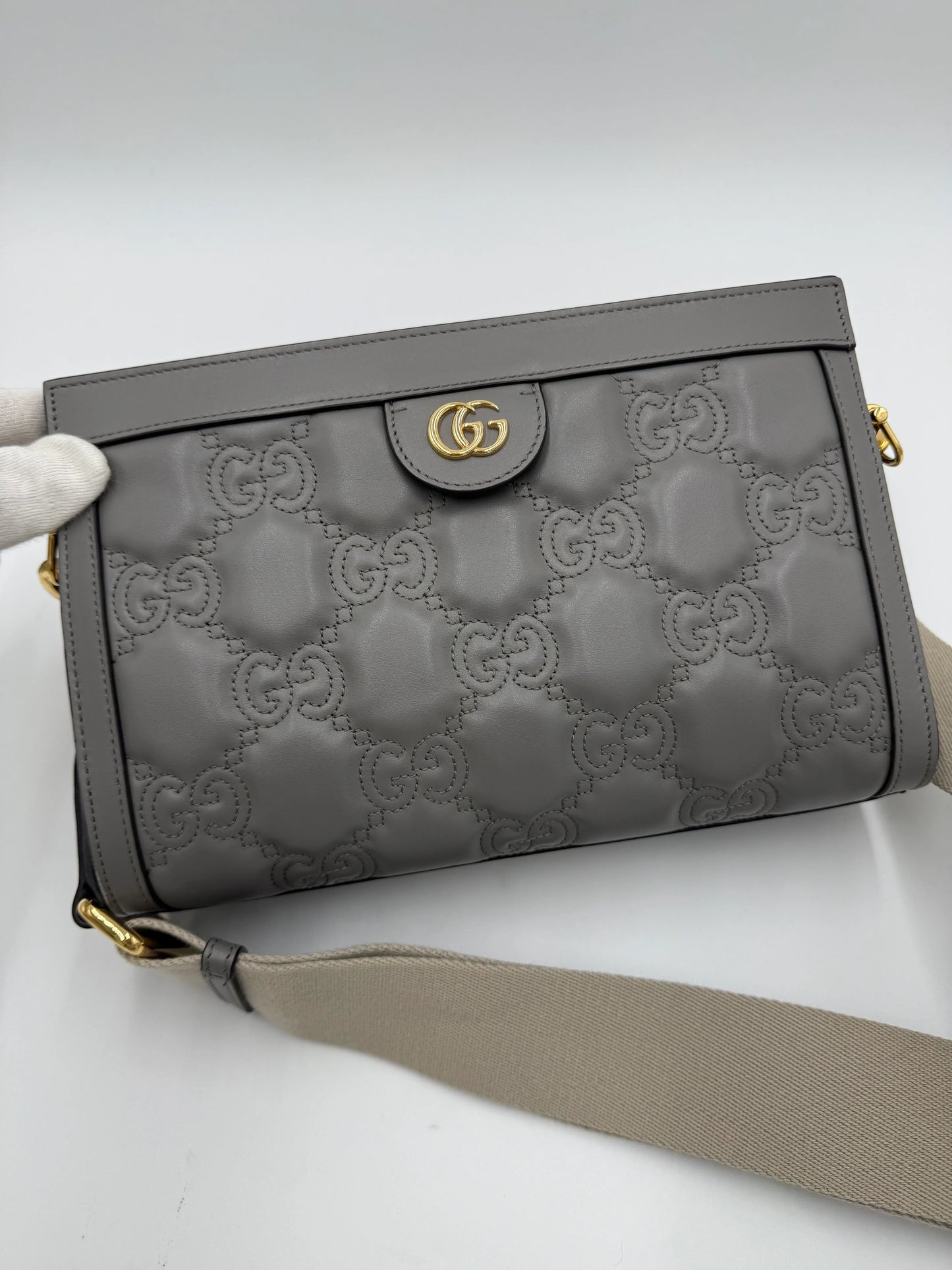 Gucci-Borsa-a-Tracolla-Ophidia-GG-Marmont-Piccola-in-Pelle-Matelass-Grigia-70314498687300 - Pally Vintage Closet