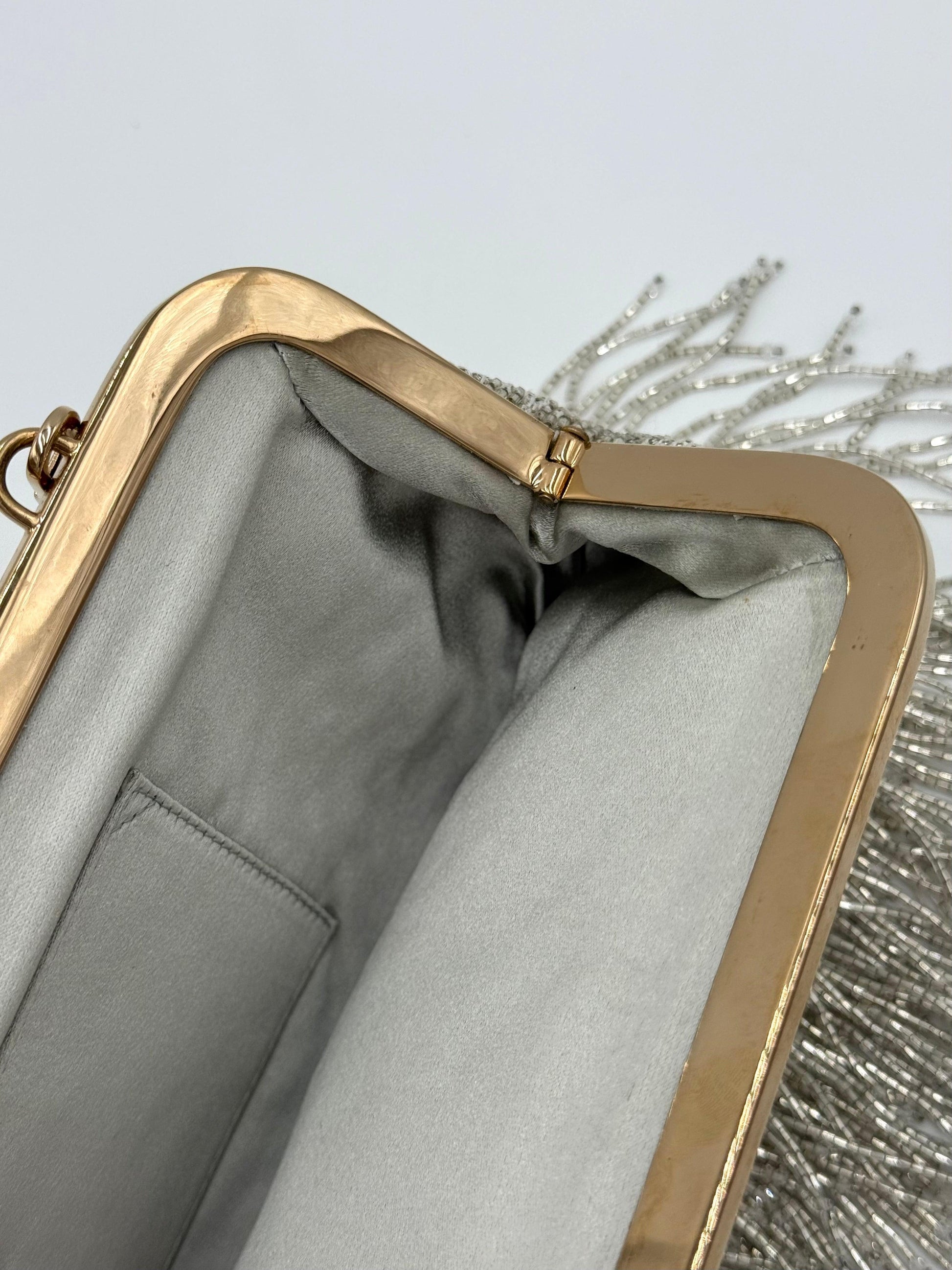 Gucci Borsa da Sera Dragon by Tom Ford in Edizione Limitata Perline Avorio - Pally Vintage Closet