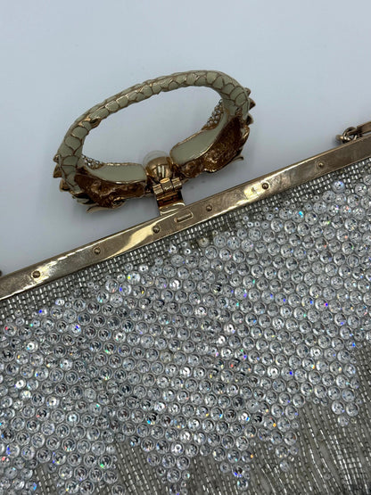 Gucci Borsa da Sera Dragon by Tom Ford in Edizione Limitata Perline Avorio - Pally Vintage Closet
