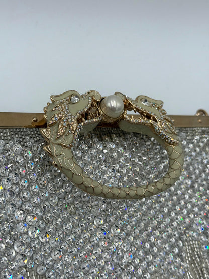 Gucci Borsa da Sera Dragon by Tom Ford in Edizione Limitata Perline Avorio - Pally Vintage Closet