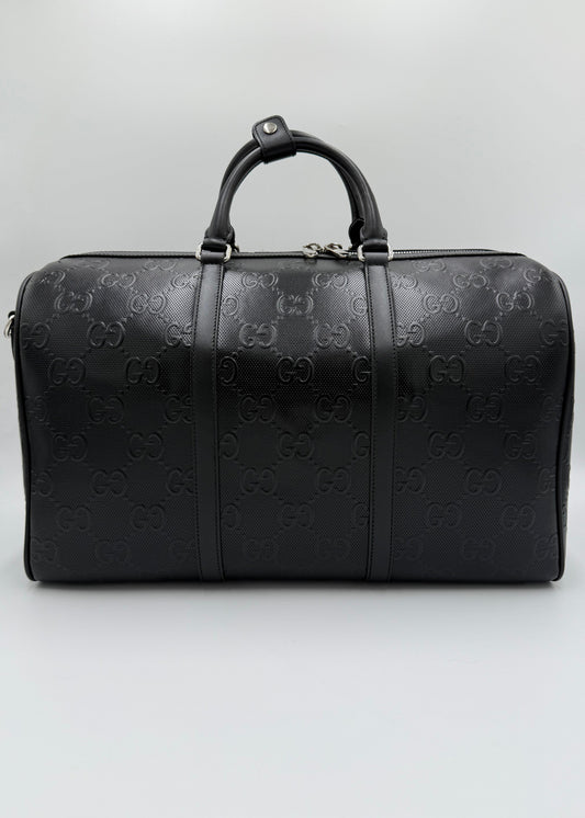 Gucci Borsone da Viaggio Jumbo GG Medio Nero