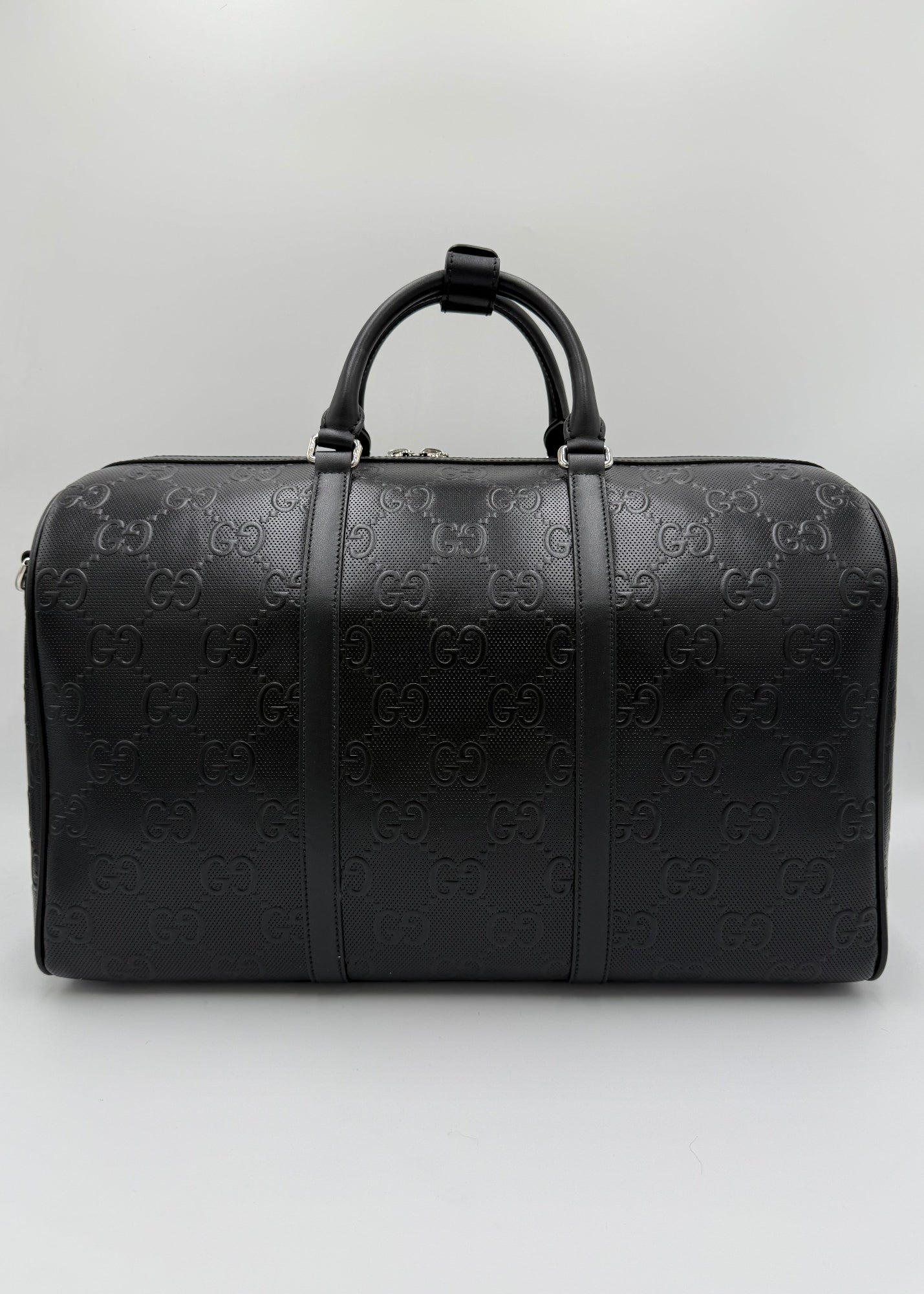 Gucci Borsone da Viaggio Jumbo GG Medio Nero