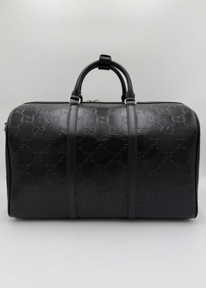 Gucci Borsone da Viaggio Jumbo GG Medio Nero
