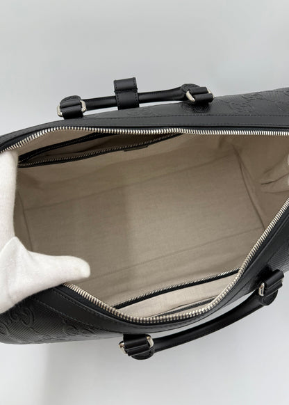 Gucci Borsone da Viaggio Jumbo GG Medio Nero