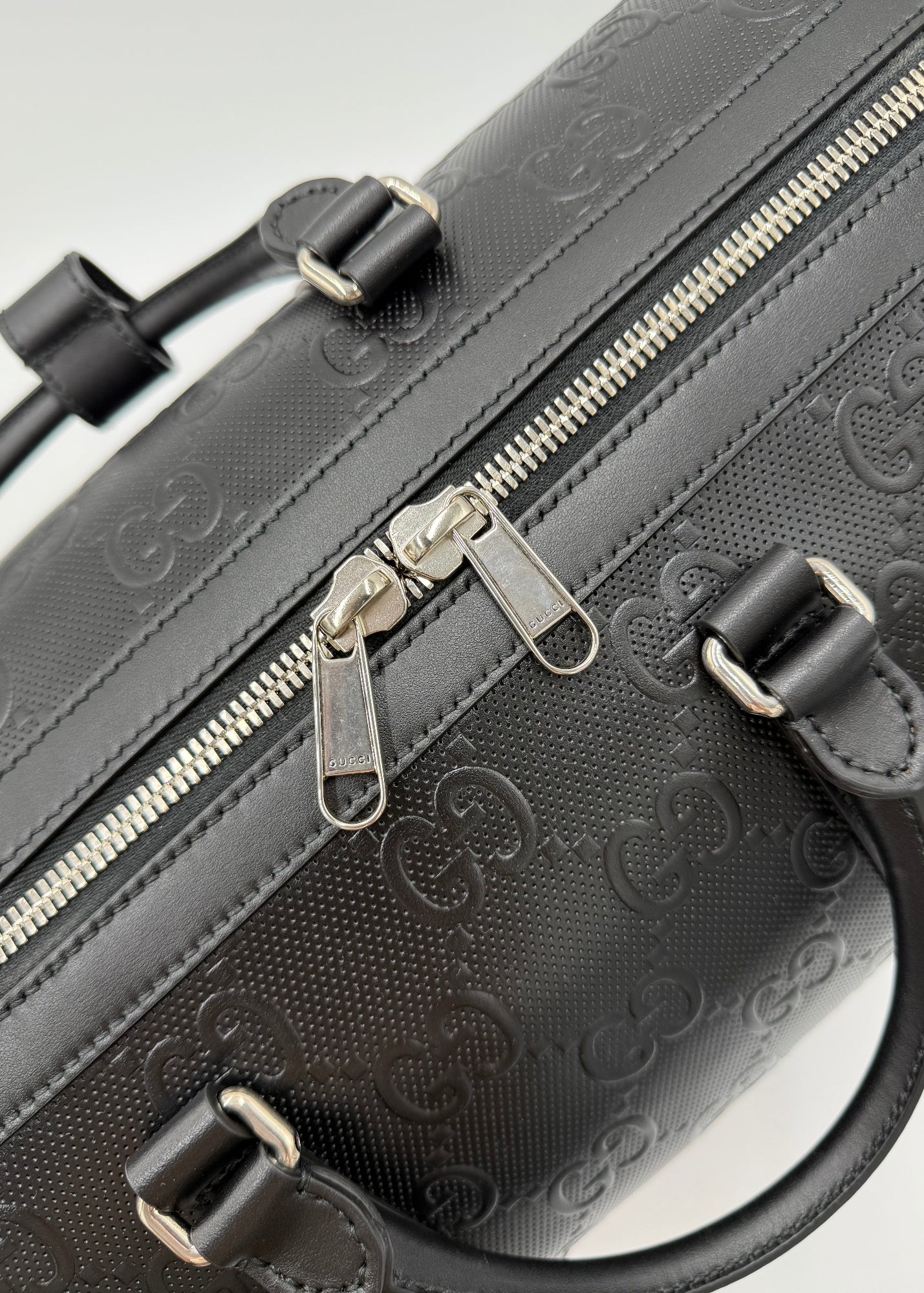 Gucci Borsone da Viaggio Jumbo GG Medio Nero