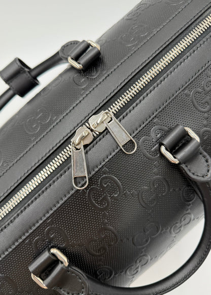 Gucci Borsone da Viaggio Jumbo GG Medio Nero