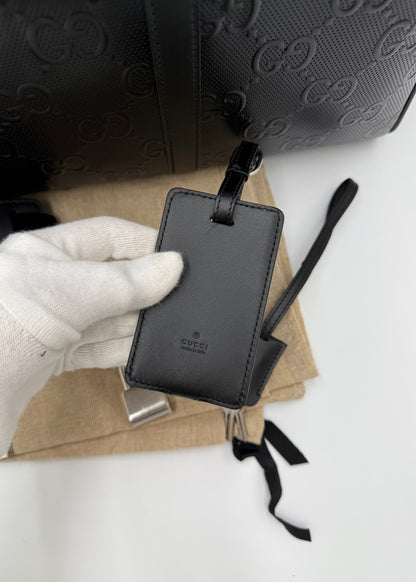 Gucci Borsone da Viaggio Jumbo GG Medio Nero