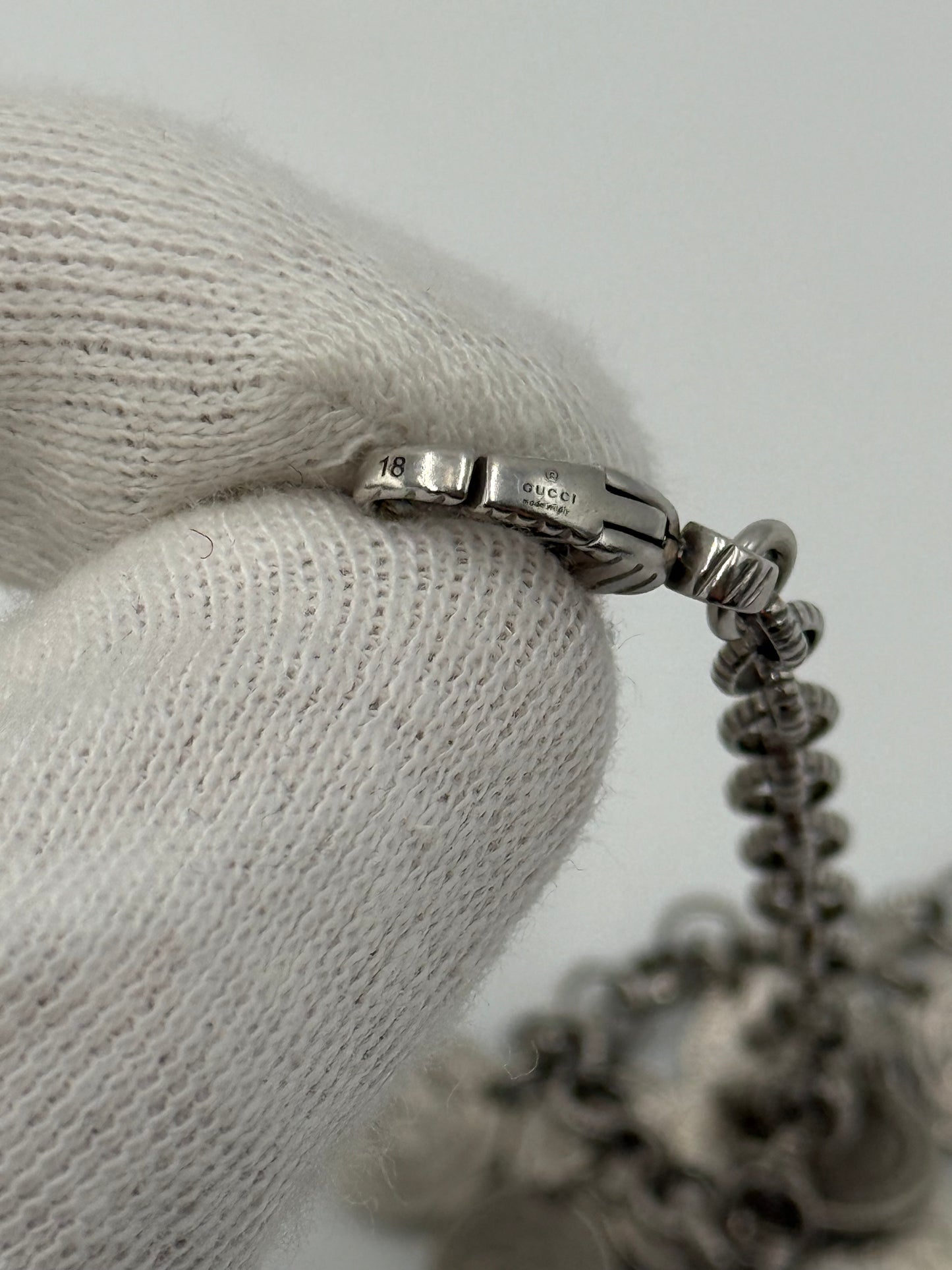 Gucci Bracciale con Ciondoli Moneta Multipli in Argento 925 - Pally Vintage Closet