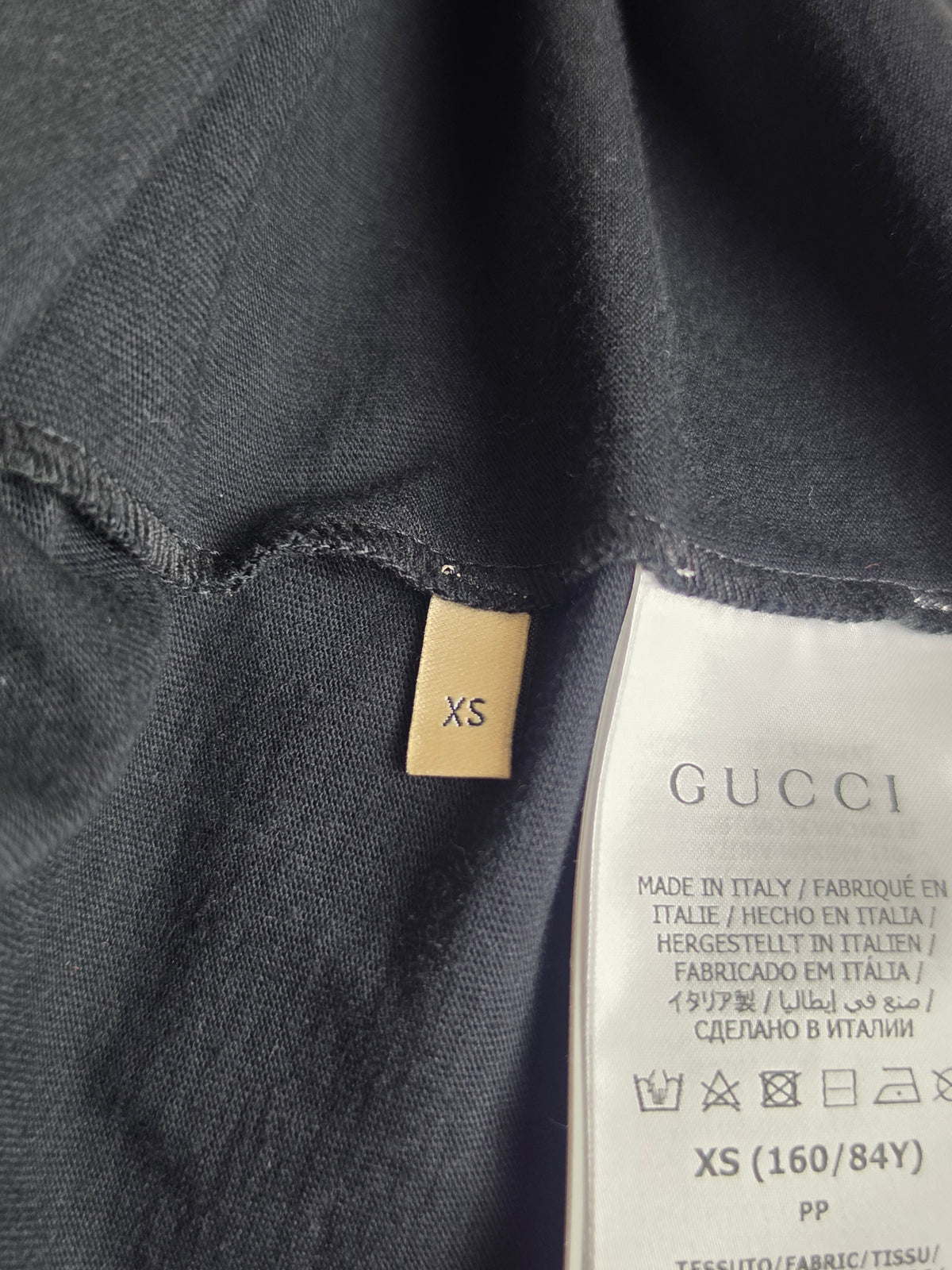 Gucci Canotta Hollywood Babylon Love Parade con Paillettes Nera - Pally Vintage Closet