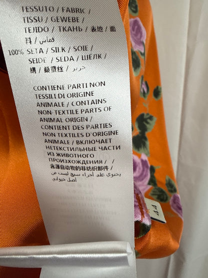 Gucci Completo Gonna e Blusa Stampa Floreale Arancione - Pally Vintage Closet