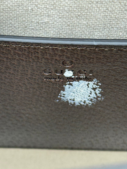 Gucci Diana Media Tote in Tessuto Jumbo GG e Bamboo Marrone - Pally Vintage Closet