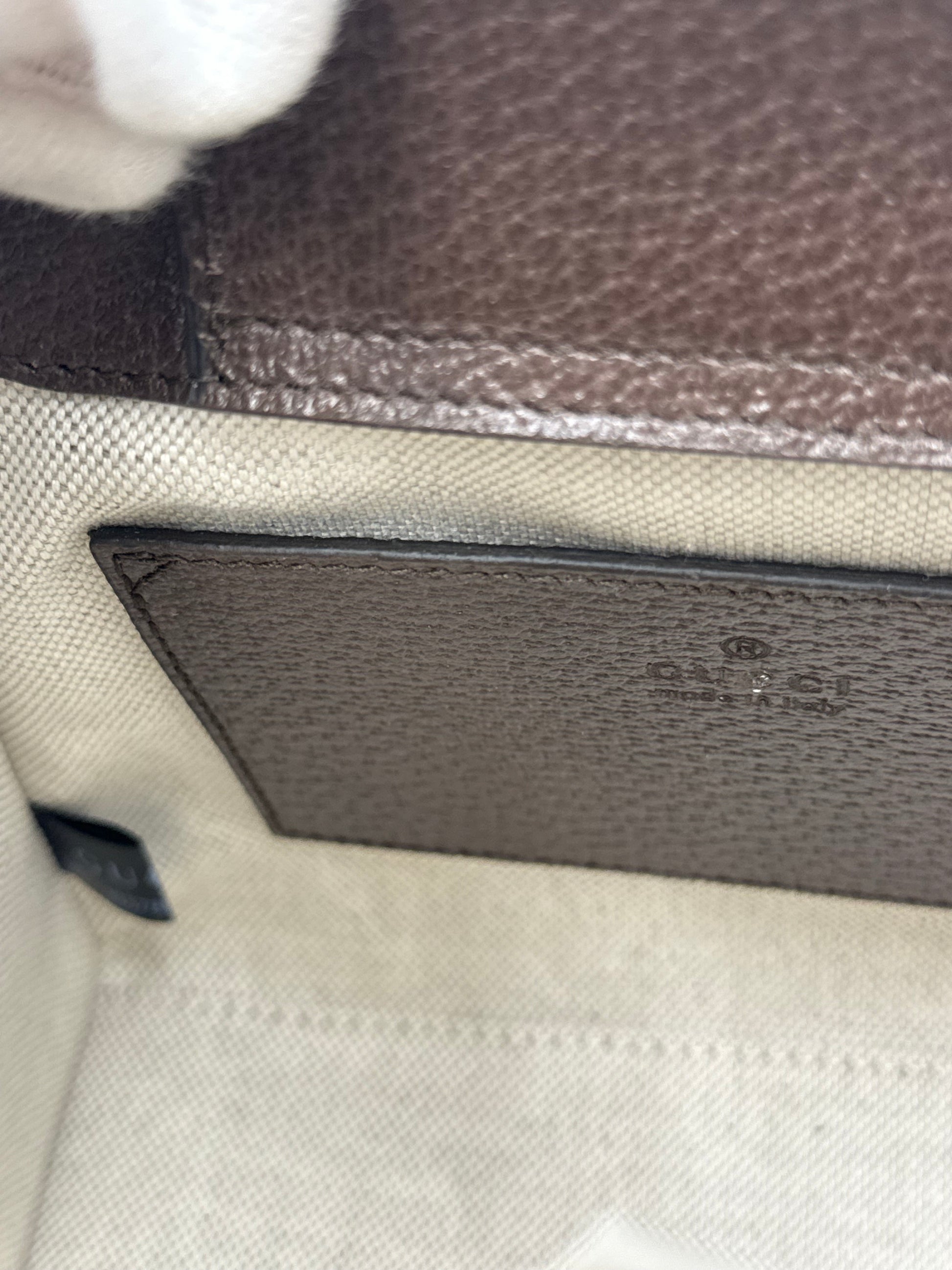 Gucci Diana Mini Tote in Tessuto Jumbo GG e Bamboo Marrone - Pally Vintage Closet