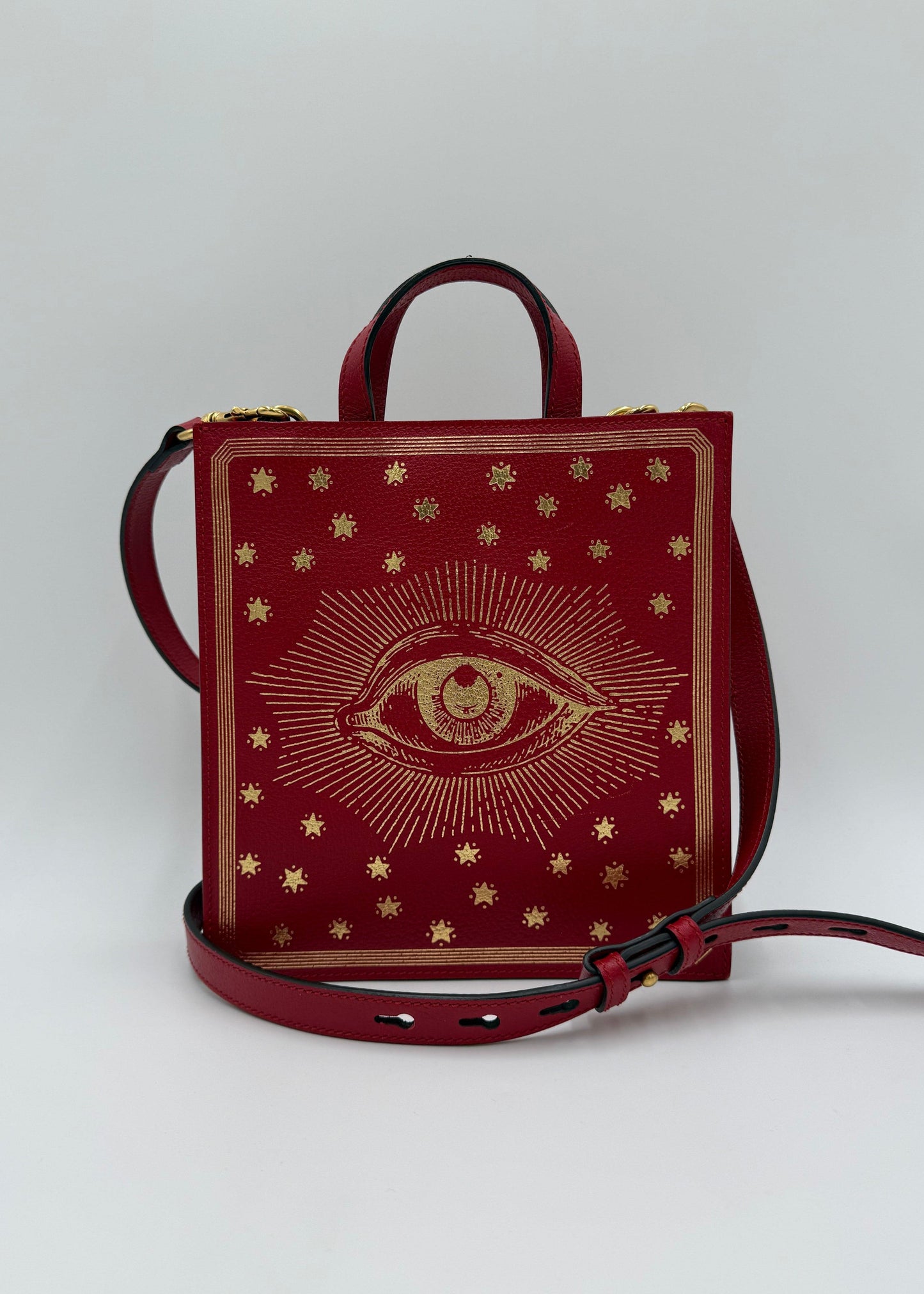 Gucci-Garden-Borsa-Eye-Tote-Edizione-Limitata-Rossa-70420555006276 - Pally Vintage Closet