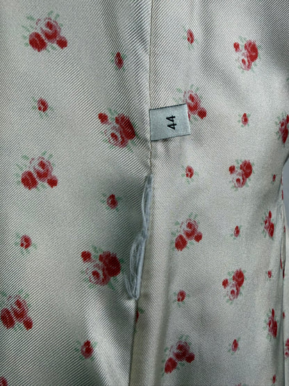 Gucci Giacca Cardigan in Tweed Web Stripe Bianco Blu - Pally Vintage Closet