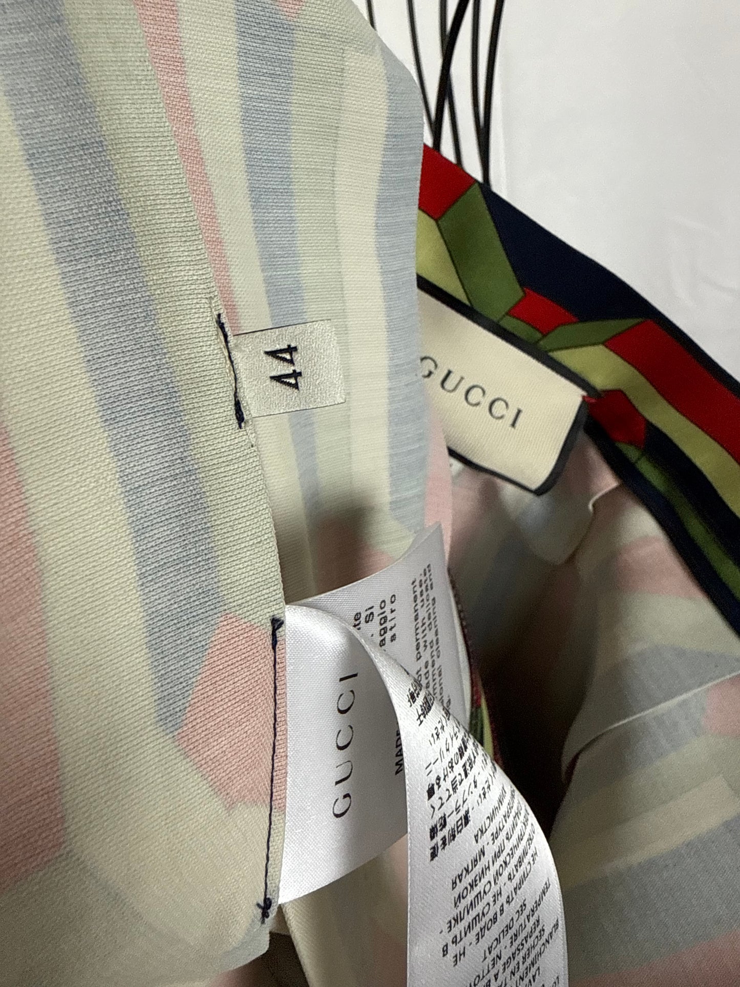 Gucci Gonna Midi con Motivo Geometrico Ottico Multicolore - Pally Vintage Closet