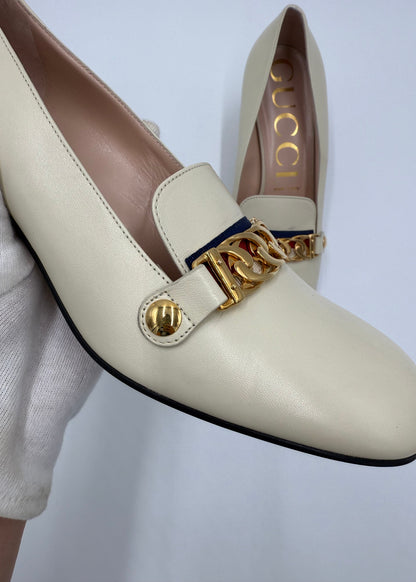 Gucci Mocassini Décolleté Sylvie Ecru