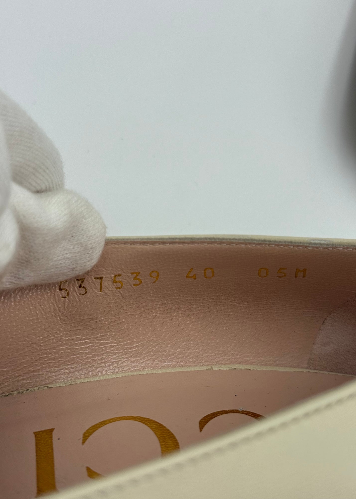 Gucci Mocassini Décolleté Sylvie Ecru