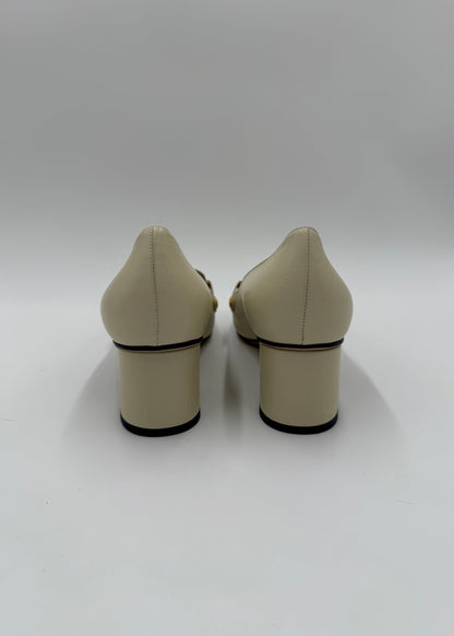 Gucci Mocassini Décolleté Sylvie Ecru