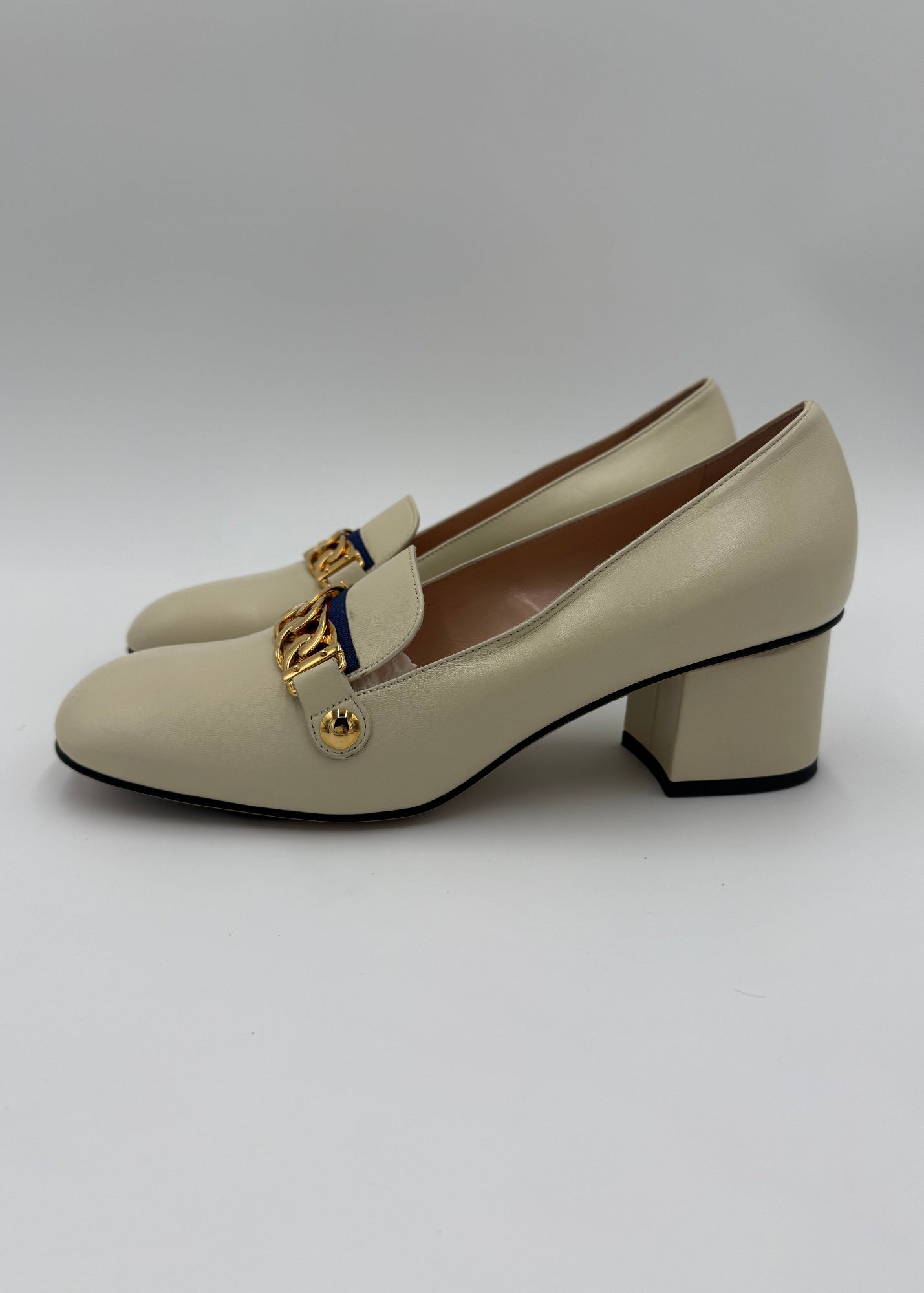 Gucci Mocassini Décolleté Sylvie Ecru