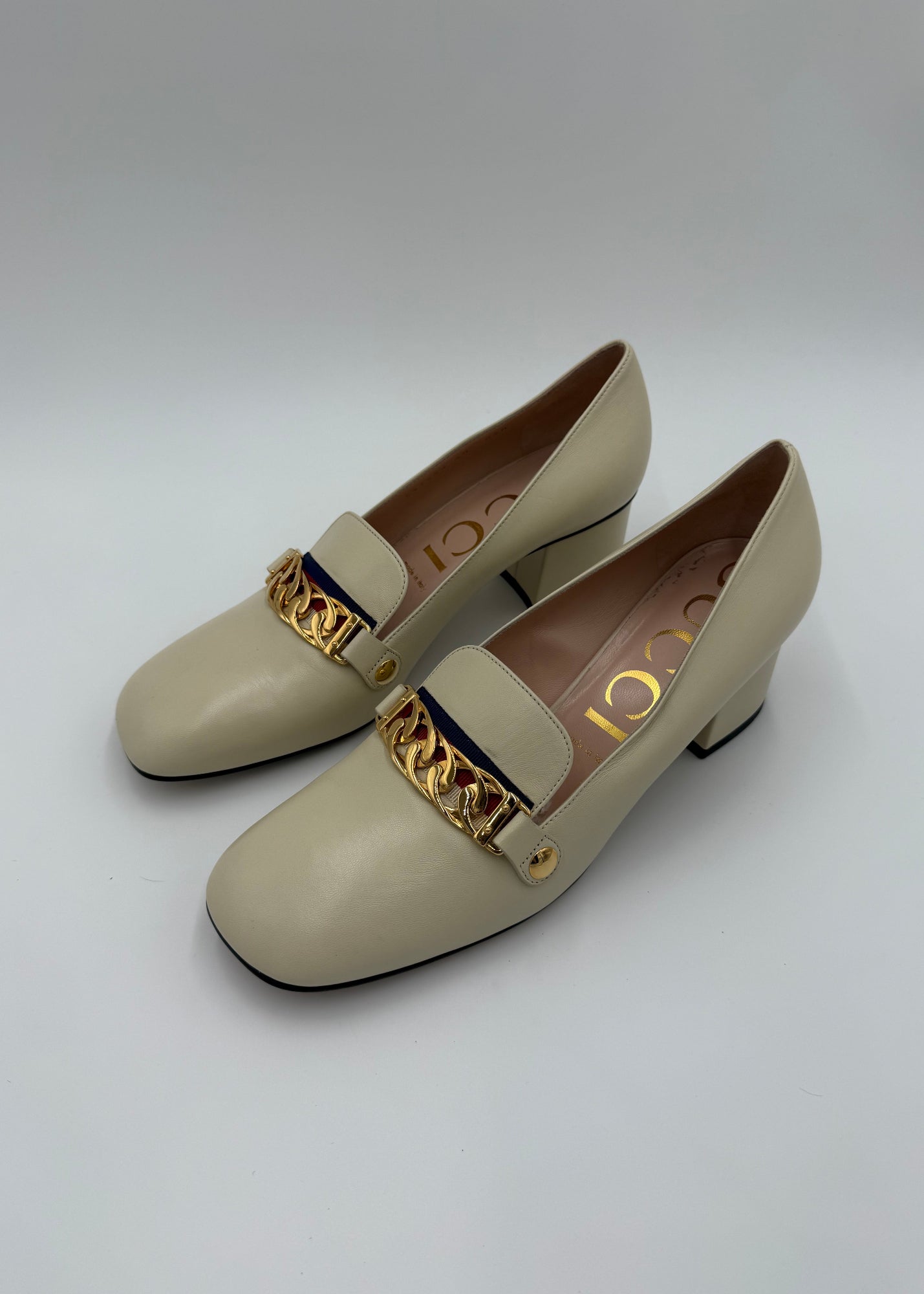 Gucci Mocassini Décolleté Sylvie Ecru