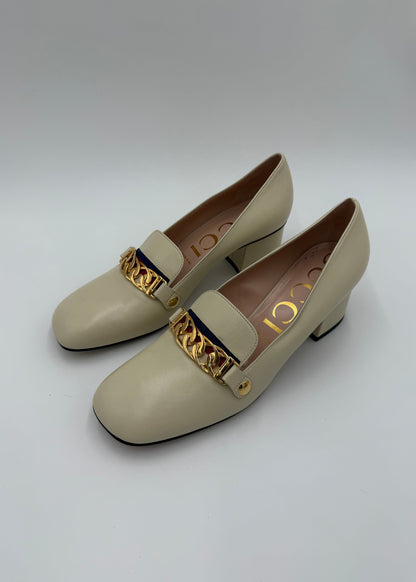 Gucci Mocassini Décolleté Sylvie Ecru