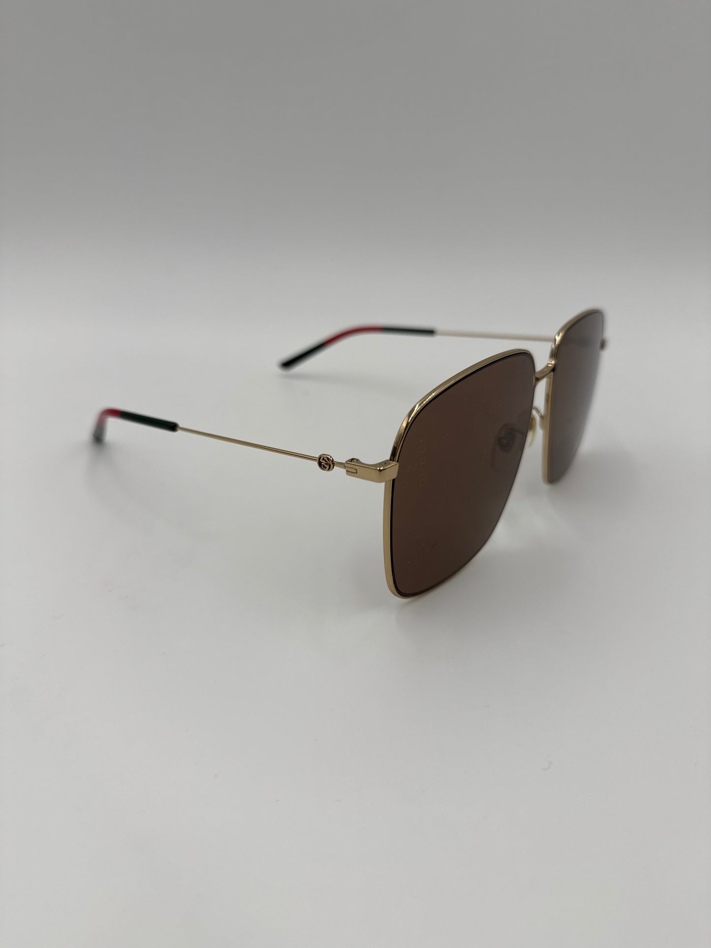 Gucci Occhiali da Sole Oversize Square Montatura Oro - Pally Vintage Closet