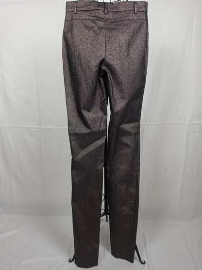 Gucci-Pantaloni-Vintage-1997-by-Tom-Ford-Metallizzato-Marrone-70134043115844 - Pally Vintage Closet