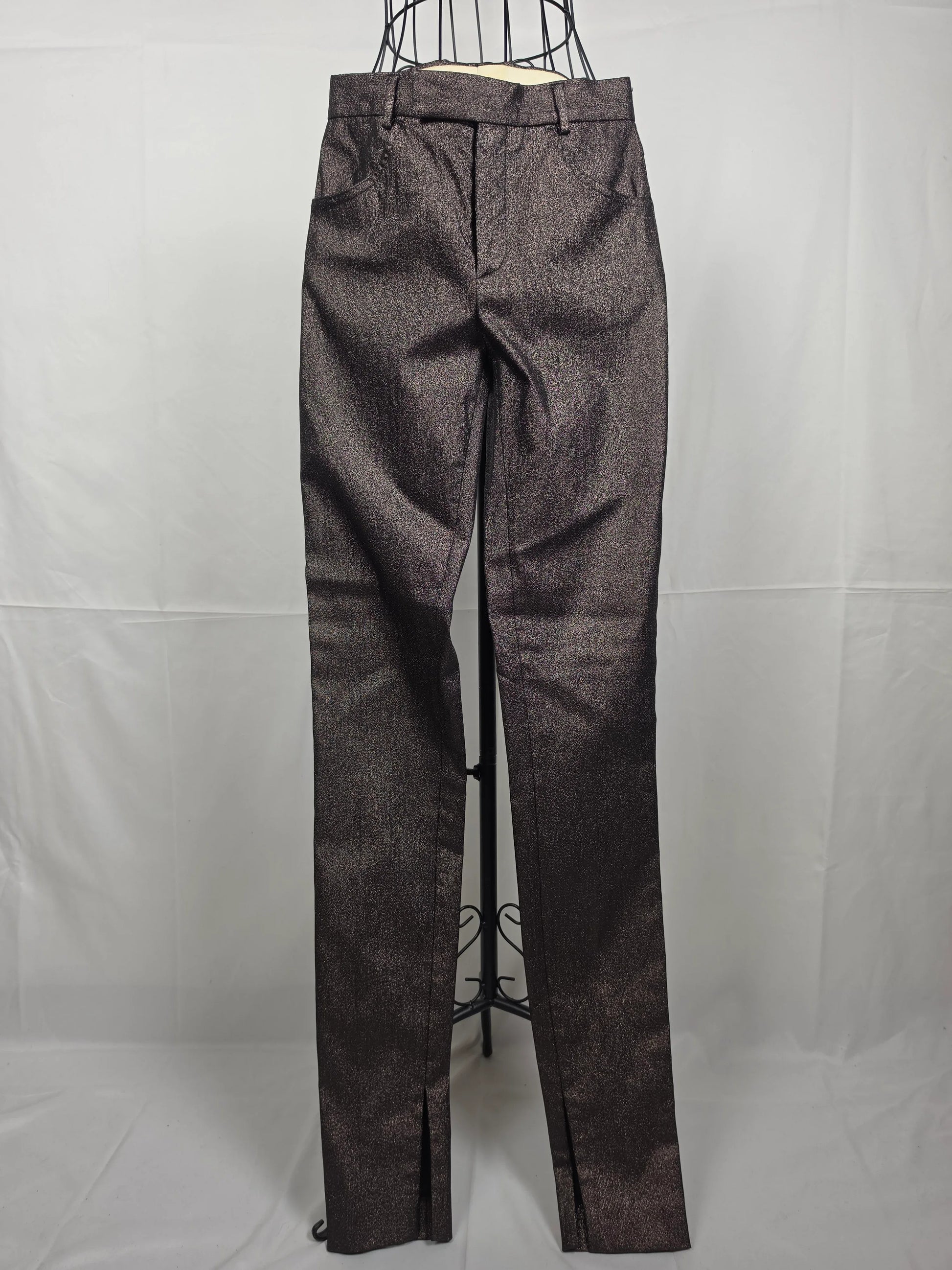 Gucci-Pantaloni-Vintage-1997-by-Tom-Ford-Metallizzato-Marrone-70134043148612 - Pally Vintage Closet