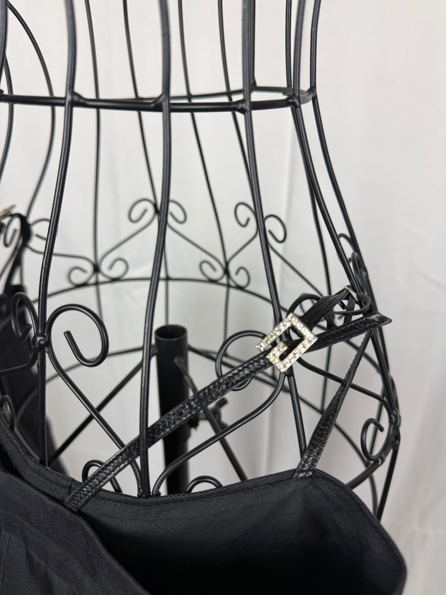 Gucci Pantaloni Vintage Dettaglio Gioiello Neri - Pally Vintage Closet