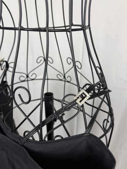 Gucci Pantaloni Vintage Dettaglio Gioiello Neri - Pally Vintage Closet