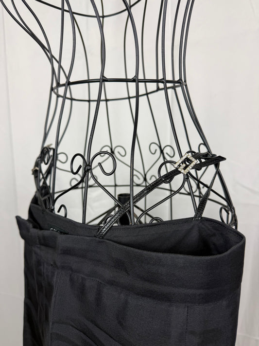 Gucci Pantaloni Vintage Dettaglio Gioiello Neri - Pally Vintage Closet