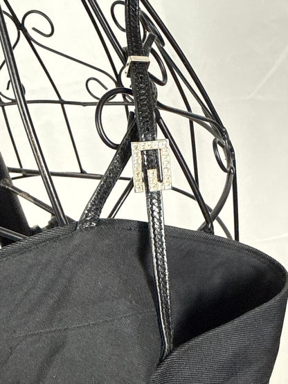 Gucci Pantaloni Vintage Dettaglio Gioiello Neri - Pally Vintage Closet