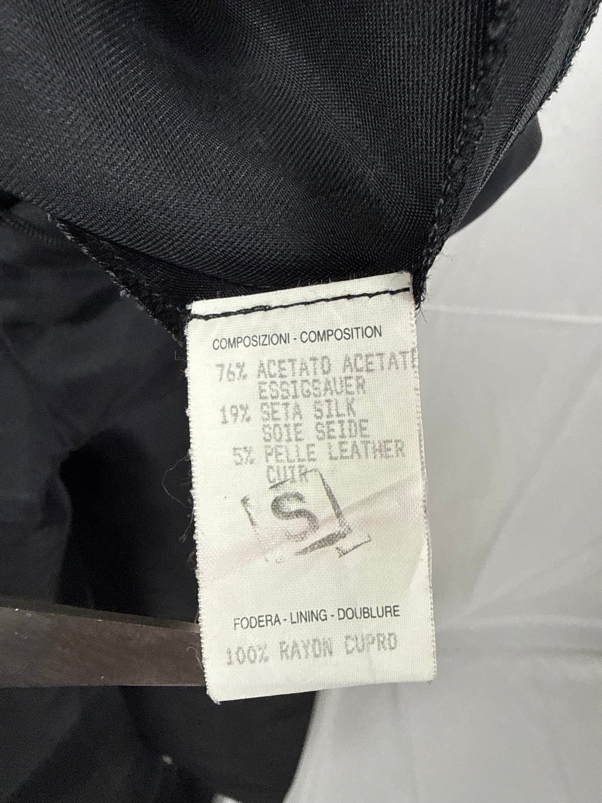 Gucci Pantaloni Vintage Dettaglio Gioiello Neri - Pally Vintage Closet