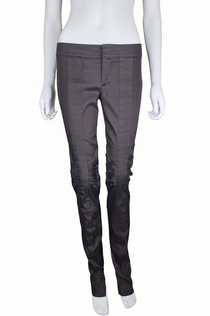 Gucci Vintage Tom Ford Ruched Knee Plum Pants