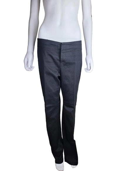 Gucci Pantaloni Vintage by Tom Ford con Dettaglio Stringato sul Retro Neri