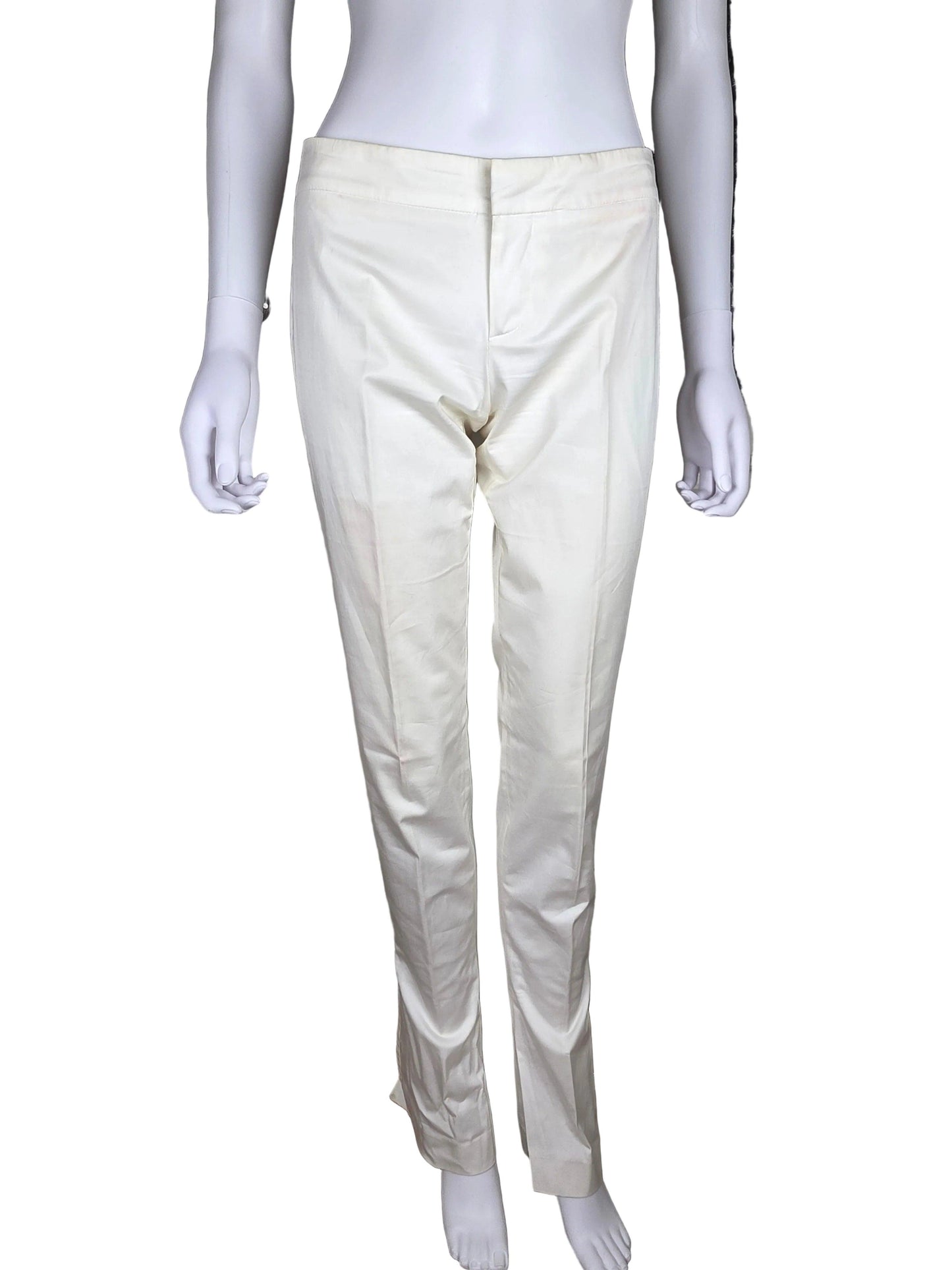 Gucci Vintage Trousers by Tom Ford with White Hem Detail