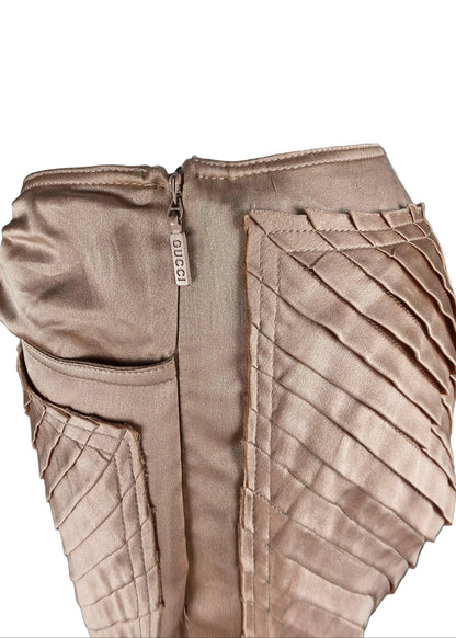 Gucci Pantaloni Vintage by Tom Ford in Seta Rosa Cipria