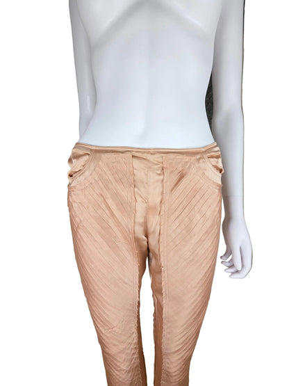 Gucci Pantaloni Vintage by Tom Ford in Seta Rosa Cipria