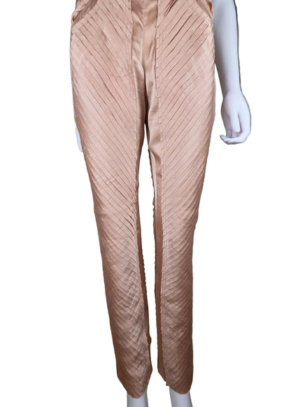 Gucci Pantaloni Vintage by Tom Ford in Seta Rosa Cipria
