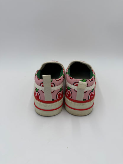 Gucci Slip-on Tennis 1977 con Stampa Apple GG Rosa