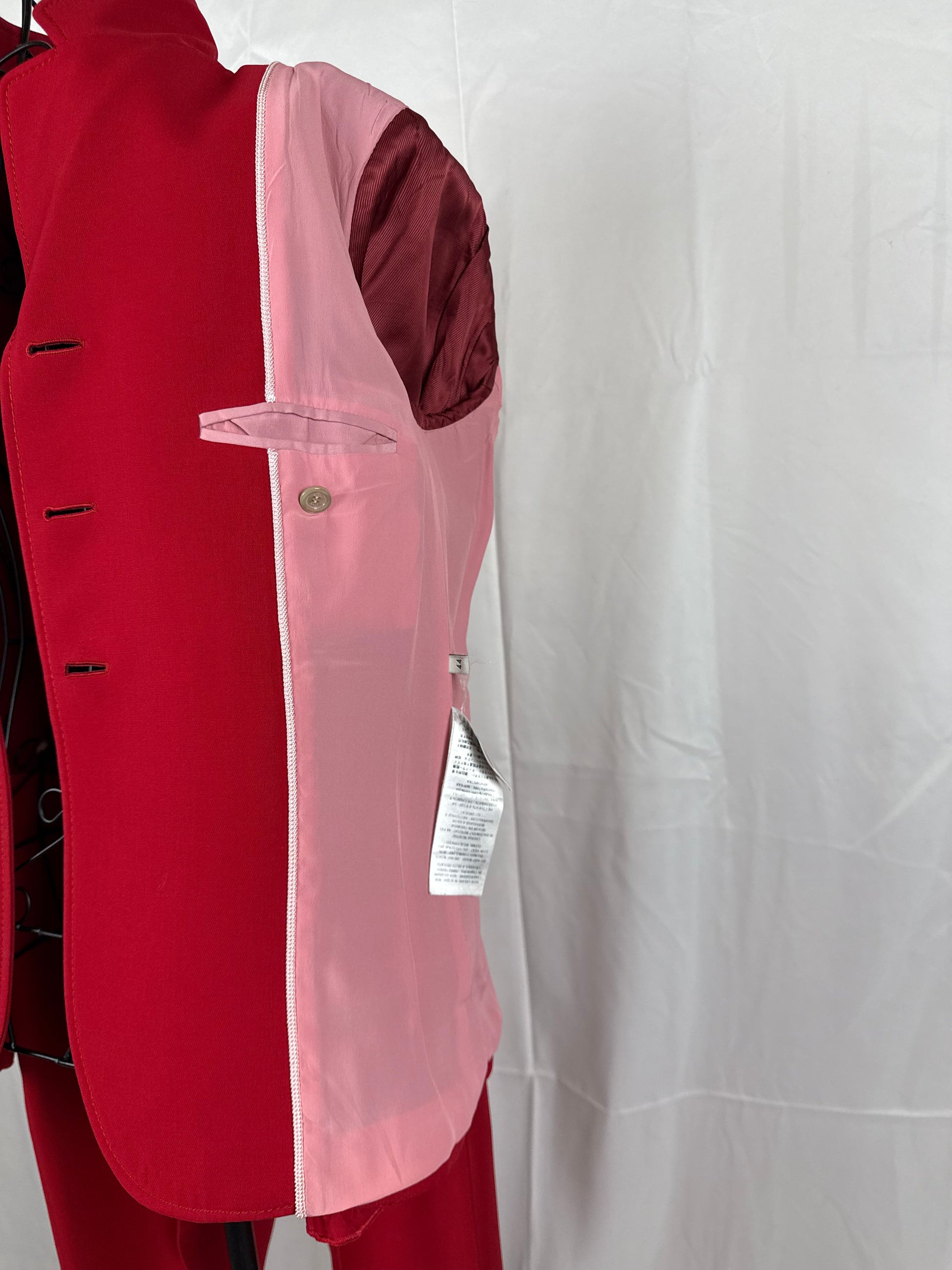 Gucci Tailleur con Dettagli Ruffled Rosso - Pally Vintage Closet