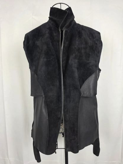 Gucci-Tom-Ford-Giacca-Biker-in-Pregiato-Camoscio-Nero-70263519215940 - Pally Vintage Closet