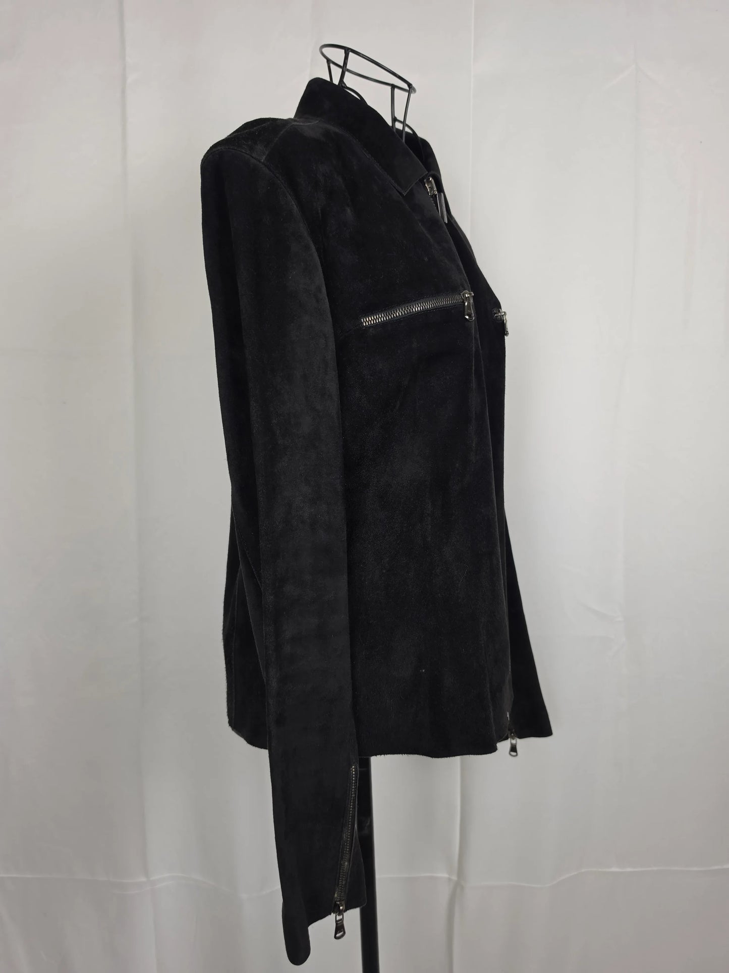 Gucci-Tom-Ford-Giacca-Biker-in-Pregiato-Camoscio-Nero-70263519314244 - Pally Vintage Closet