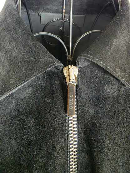 Gucci-Tom-Ford-Giacca-Biker-in-Pregiato-Camoscio-Nero-70263519379780 - Pally Vintage Closet