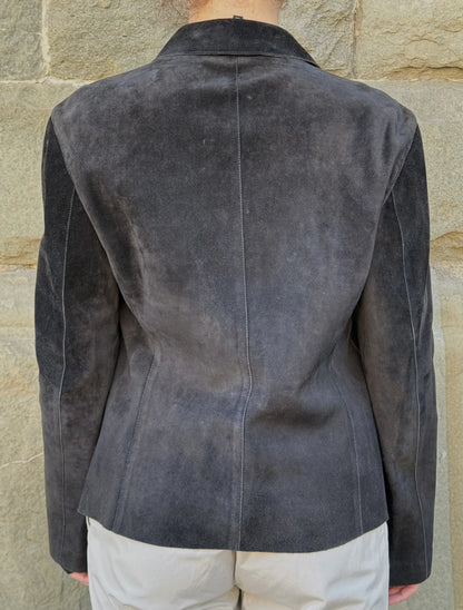 Gucci-Tom-Ford-Giacca-Biker-in-Pregiato-Camoscio-Nero-70300489449796 - Pally Vintage Closet