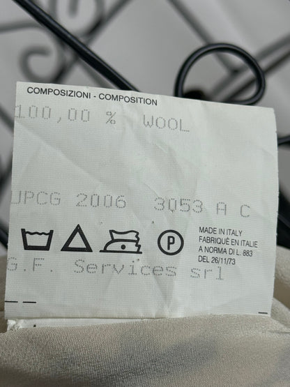 Gucci Vestito al Ginocchio Stampa Renne Verde e Avorio - Pally Vintage Closet