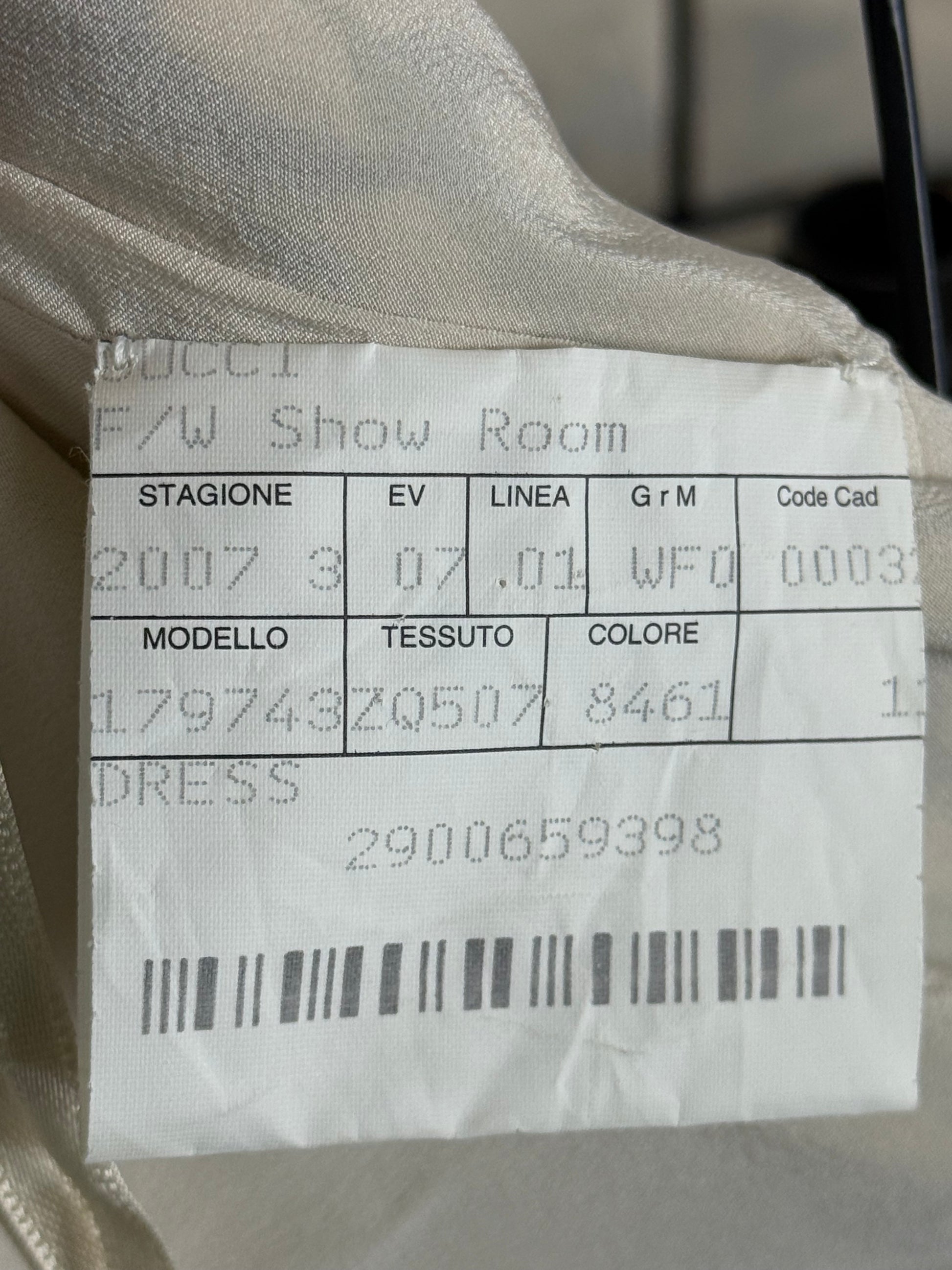 Gucci Vestito al Ginocchio Stampa Renne Verde e Avorio - Pally Vintage Closet